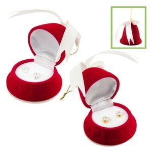 CZ stud Earrings in Bell Gift Box